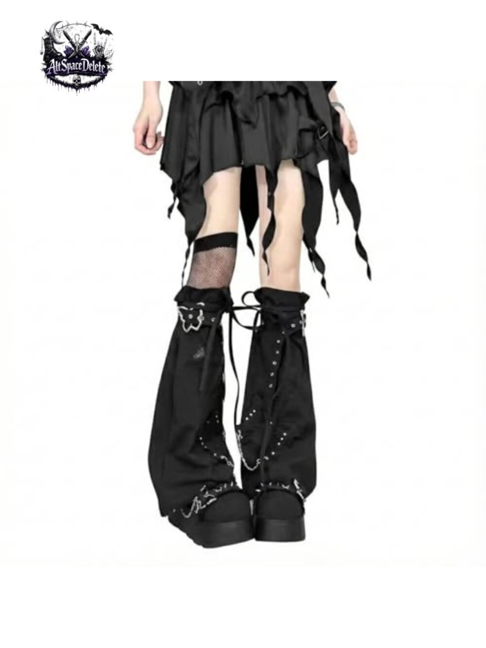 Y2k Harajuku Denim Leg Warmers - Soft Cotton, Goth Punk Leg Socks Accessory